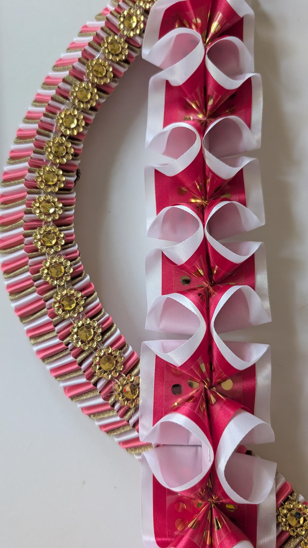 Homecoming Mum Braids, two layered braids.