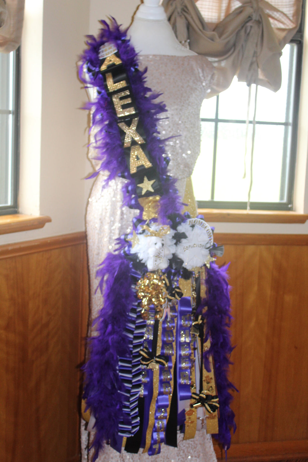 Sash Mum, Homecoming Sash Mum, Sash Mum, Double Sash Mum, Homecoming