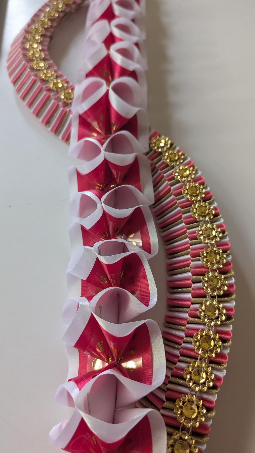 Homecoming Mum Braids, two layered braids.