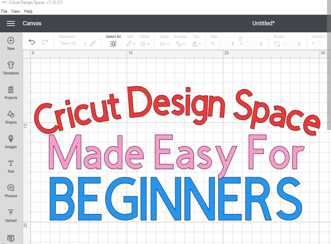 Beginner Cricut Design in Person Class 4/27