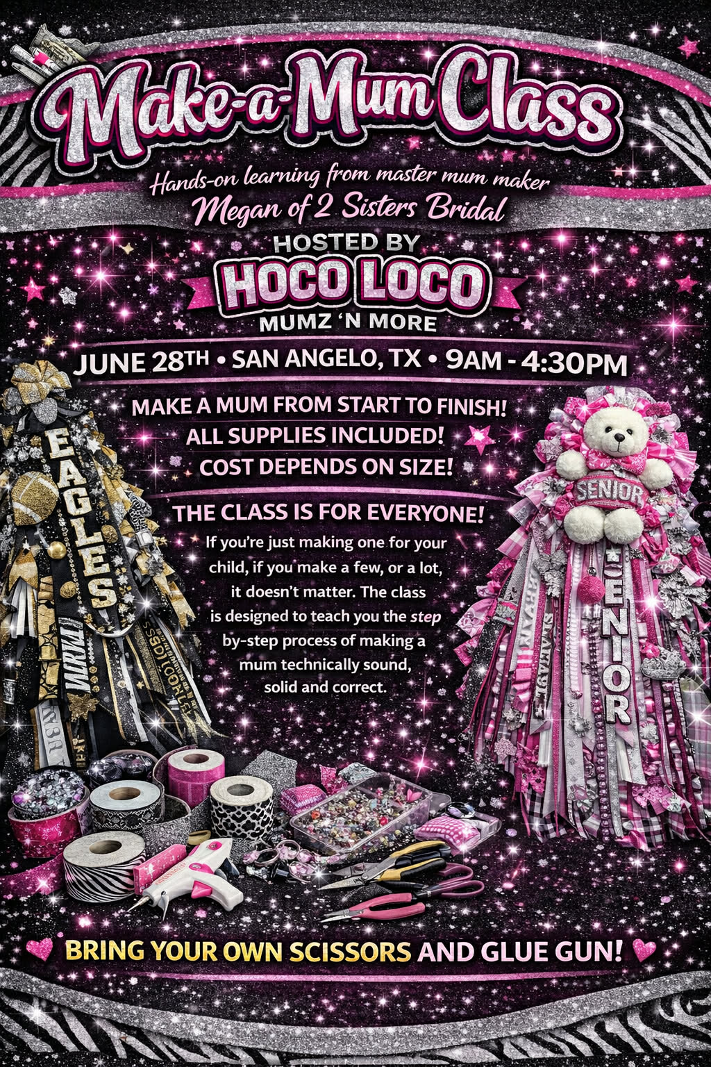 Make a Mum Class June 28th San Angelo