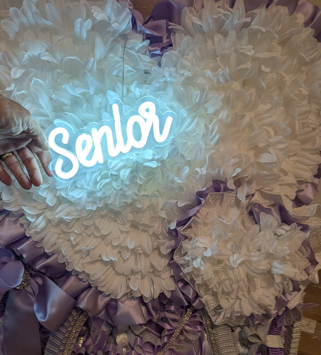 Neon Senior Battery Operated Sign